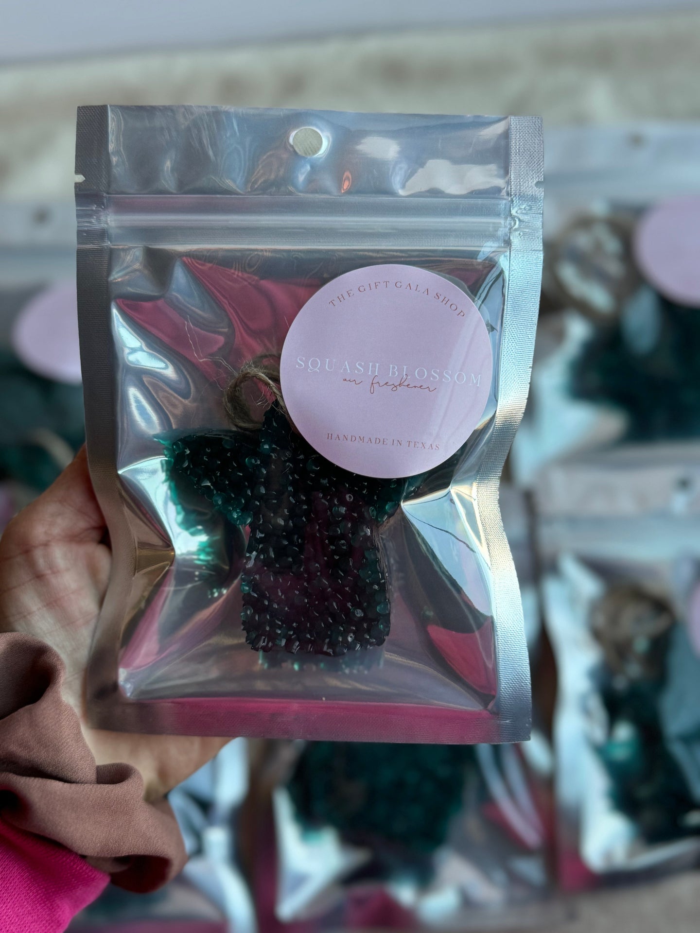 Squash Blossom Car Freshies | Air Freshener | Christmas Car Freshener The Gift Gala Shop Candle Co.